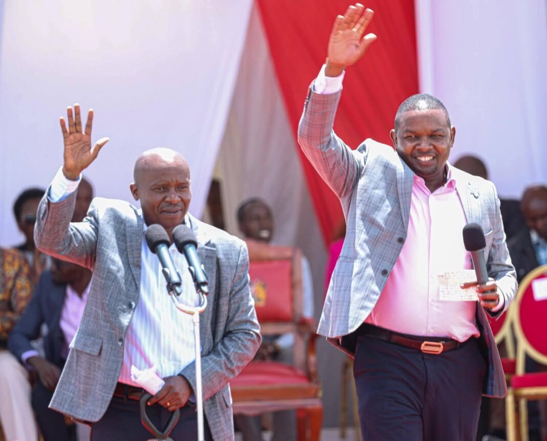 Deputy President Kithure Kindiki & Meru Governor Isaac Mutuma