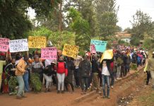 NKABUNE RESIDENTS RENEW PROTESTS, DEMAND REMOVAL OF INSTITUTE MANAGEMENT