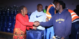 Over 200 KCSE top performers benefits from gas cylinders before enrolling for the higher institutions of learning
